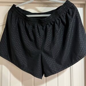 Black lined Running Shorts